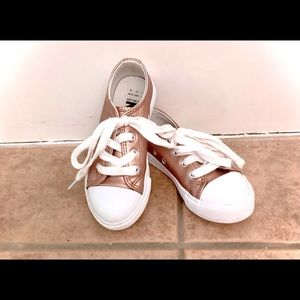 Rose Gold Kids Sneakers